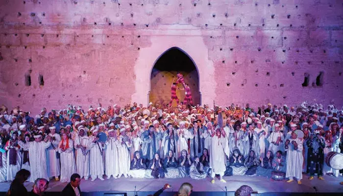 Performances au Festival des Arts Populaires à Marrakech